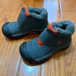 KEEN Kids Kootenay Waterproof Insulated Leather Winter Boots - NWOT - Size 13